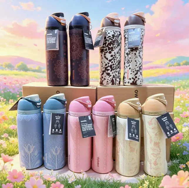 Owala24oz FreeSip Western Cowboy Insulated Water Bottle Stainless Steel 32oz