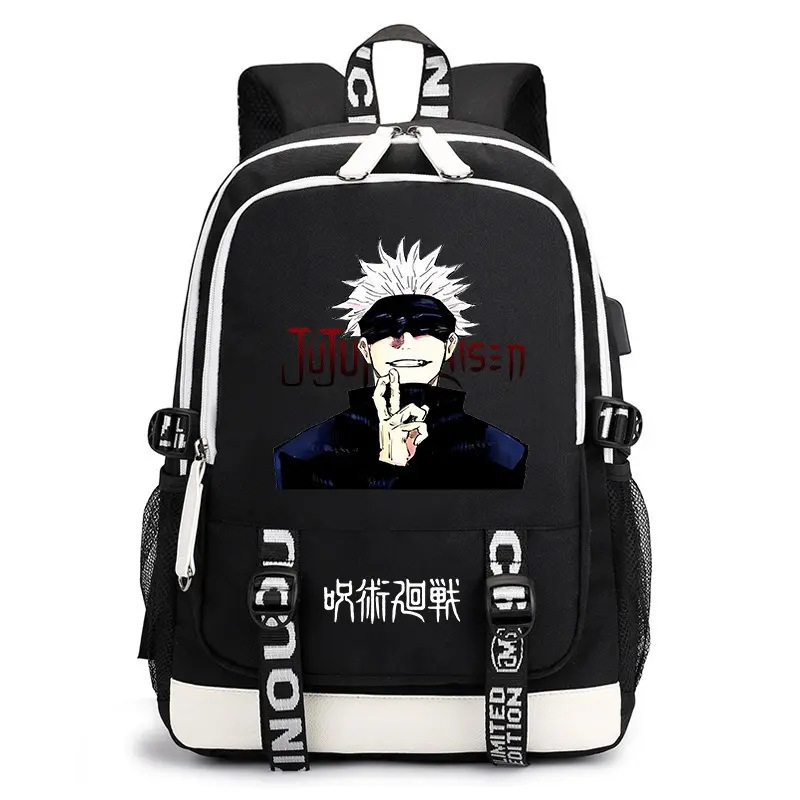 Jujutsu Kaisen Satoru Gojo Backpack - Waterproof, Breathable, Large-Capacity Laptop Rucksack
