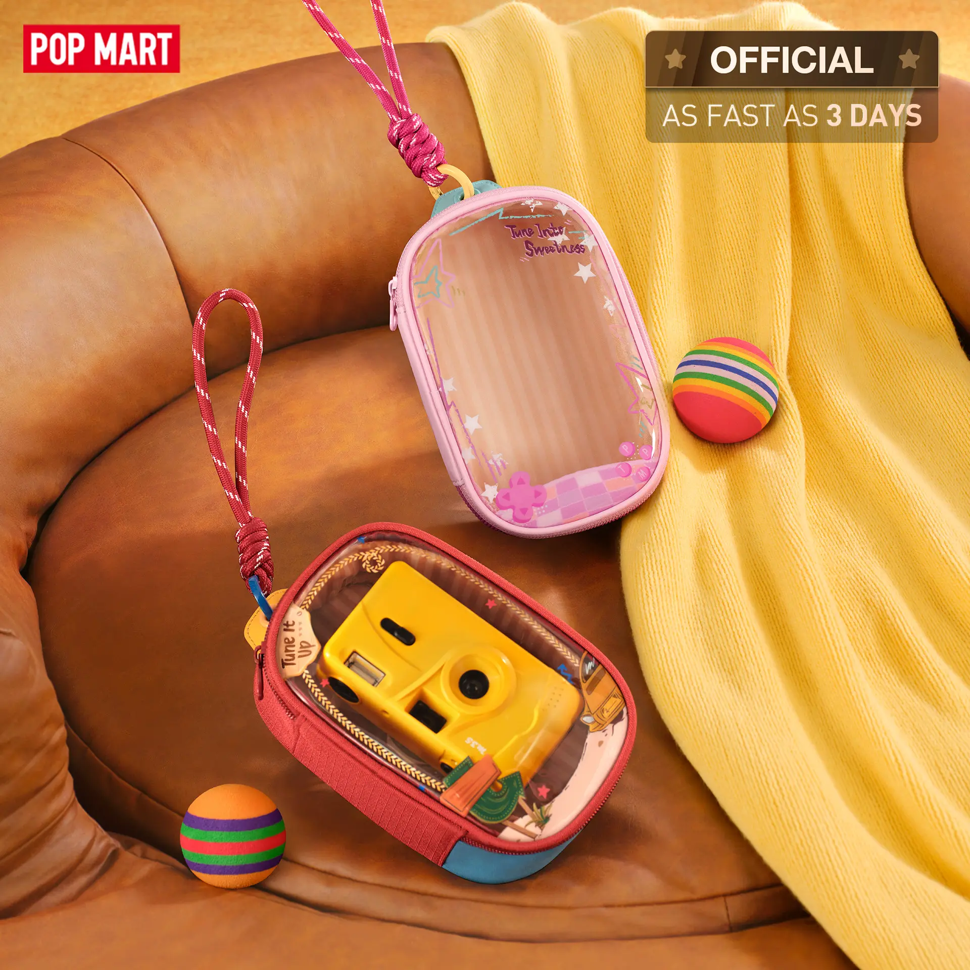 【NEW】POP MART Retro FM Series - Plush Doll Display Bag Blind Box [ship by Aug.13th]
