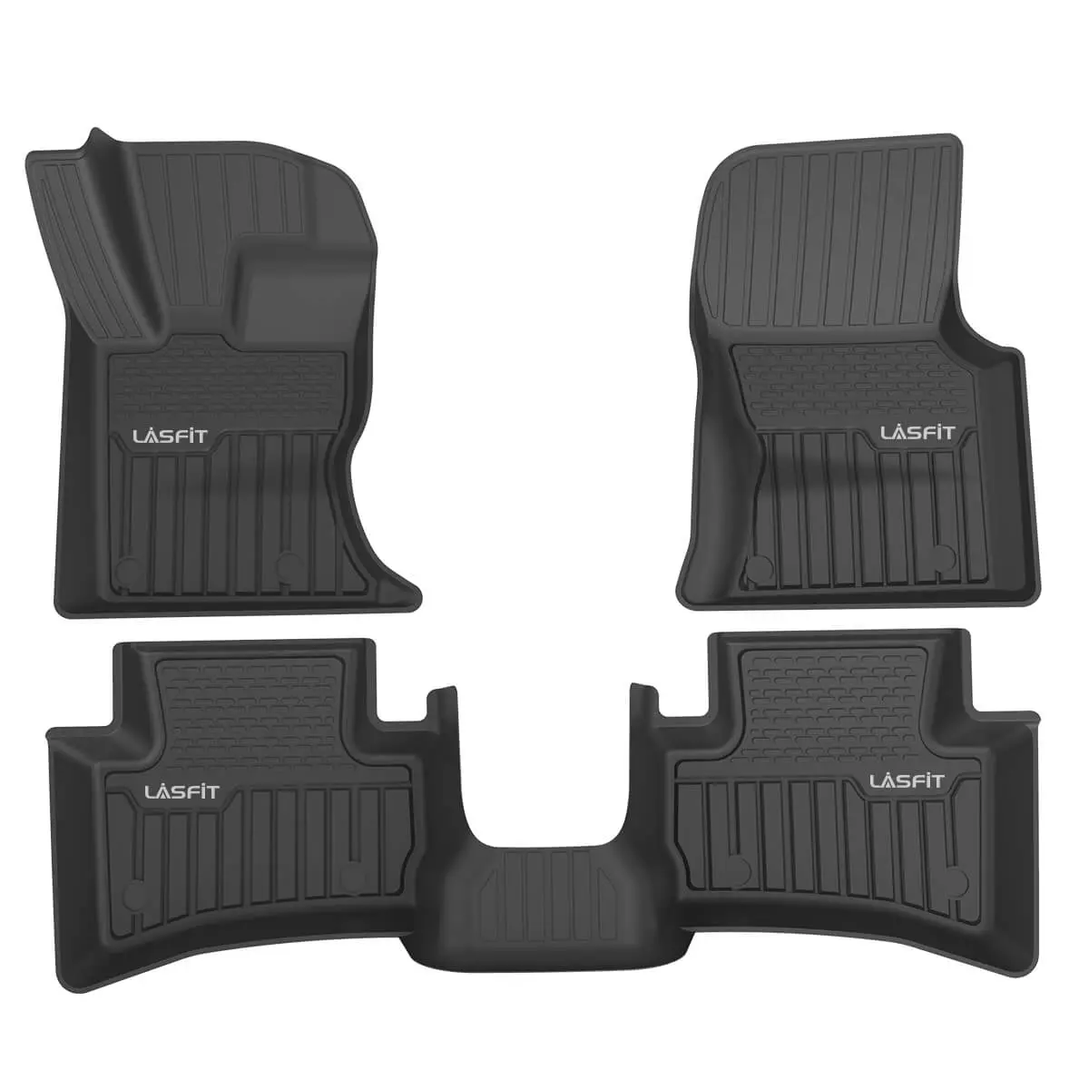 LASFIT Custom-Fit All-Weather Floor Mats for Land Rover Range Rover Velar 2017-2023 - Anti-Slip, Waterproof Automotive Interior Liners, Car Accessories, Front And Rear Set Floor Mats, Anti-Skid Floor Mats