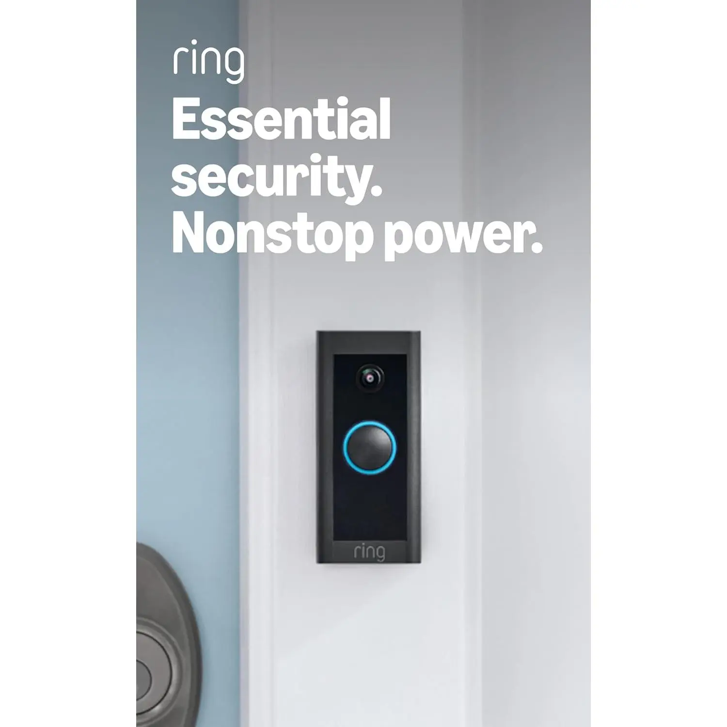 Ring Video Wired Doorbell (newest model), Home or business security, Two-Way Talk, advanced motion detection, HD camera and real-time alerts to monitor your front door (wiring required)