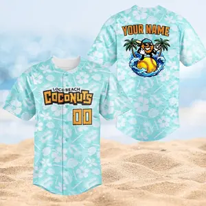 Personalized Coconuts Baseball Jersey, Loco Beach Jersey Shirt, Custom Coconuts Fan Gift, Coconut Game Day #Baseball #baseballjersey #tiktok #fashion
