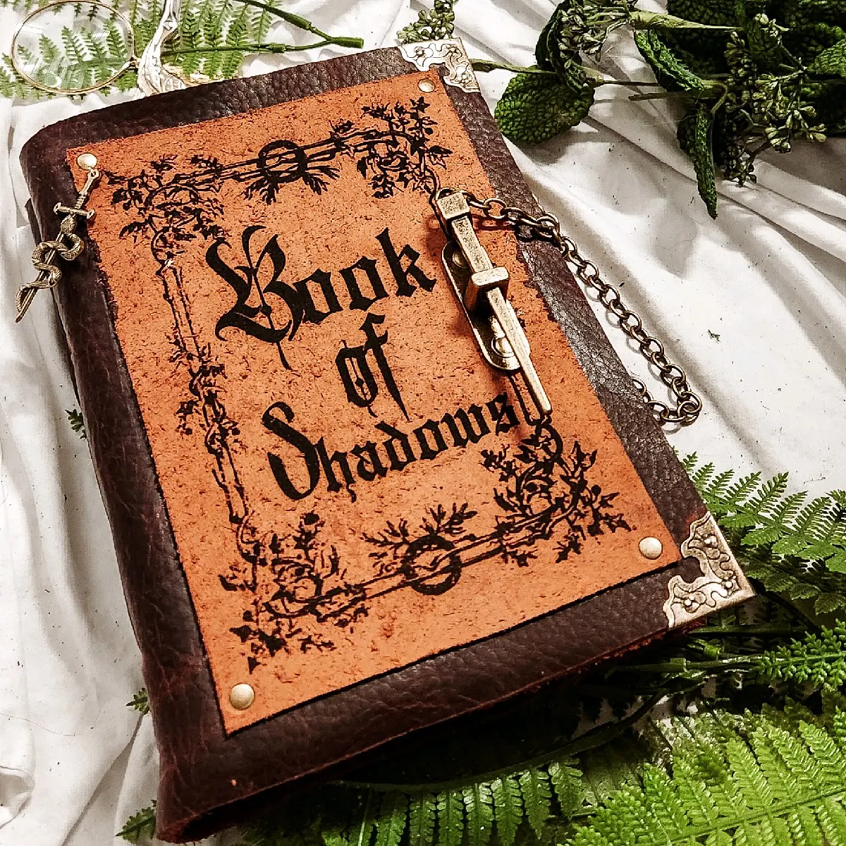 Book of shadows leather journal Book of shadows leather journal