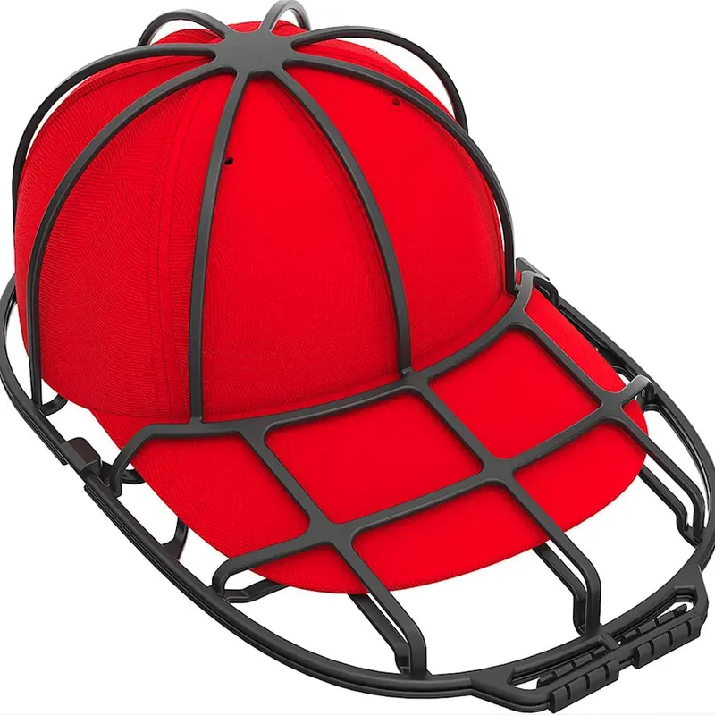 Baseball Cap Washer Frame Cage - Laundry Accessory for Washing Machine, Hat Cleaning Protector Holder, Home Supplies Laundry Accessory
