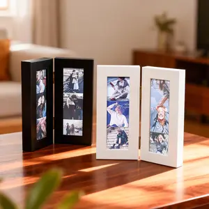 Pbf Automatic Photo Booth 2x6 Strip Frame, High-End Designer Photobooth Frame, Perfect for Weddings, Graduations, Baby Baptisms, Home Decor Accessory, Home Decoration