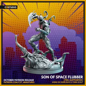 Carnage 40mm Scale Miniature | Crisis Protocol Proxy | C27