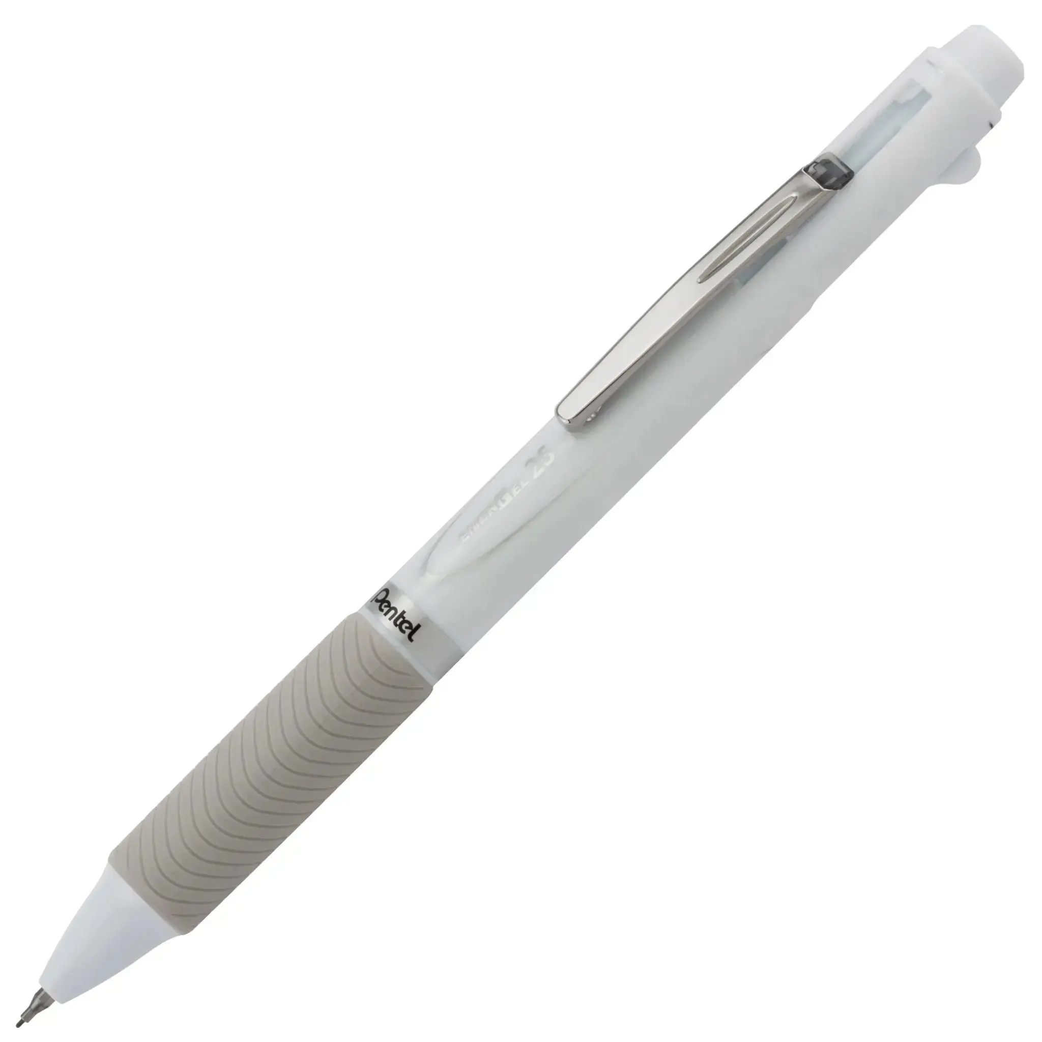 EnerGel 2S Multi-Function Writing Pen - 2-Ink (Black/Red) + 0.5mm Pencil, 0.5mm Fine Point, Smooth Writing, Black Barrel, Fine Point Pens, Writing Pens