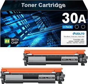 30A Black Toner Cartridge CF230A - Replacement for HP 30A CF230A 30X CF230X Compatible with Pro MFP M227fdw M203dw M227fdn M203dn M227sdn M203d M227 M203 Series Printer (2-Pack, Black)
