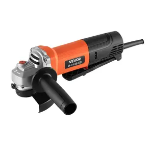 VEVOR Angle Grinder, 4-1/2" Electric Grinder Power Tool, 8Amps 12000RPM High-Speed Corded Angle Grinders with 230 °   Adjustable Dust Guard for Metal Grinding, Cutting, Rust Removal (Disc Not Included)
