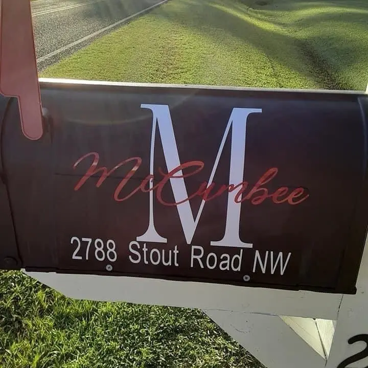 Mailbox Vinyl Decals