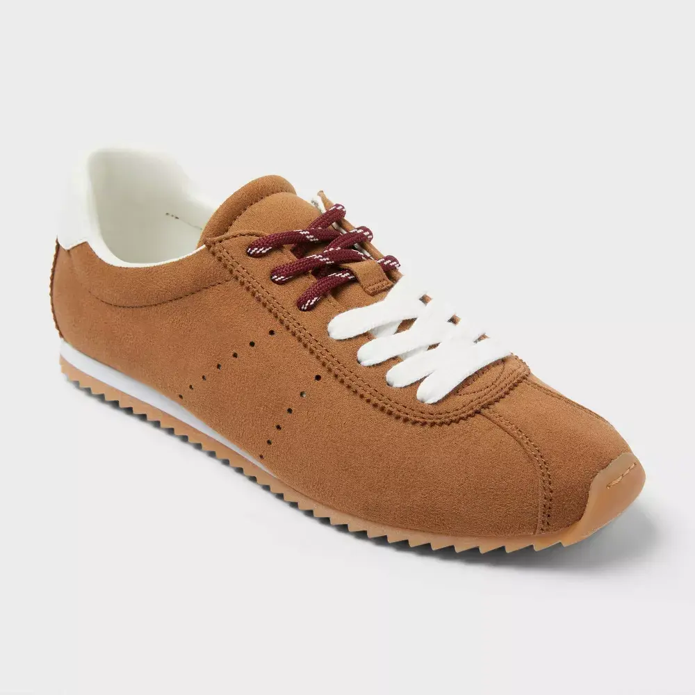 Universal Thread Women's JoJo Memory Foam Low-Top Sneakers - Brown