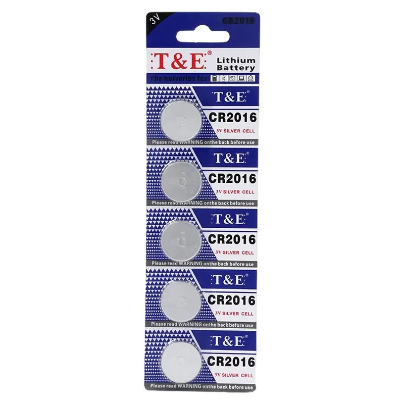 Cr2016 Battery 3v Lithium Cell, Replacement for Car Remote Control, Watch Battery, Alkaline, Power Capacity 0.02-0.8 Wh, Batch Number 20241001