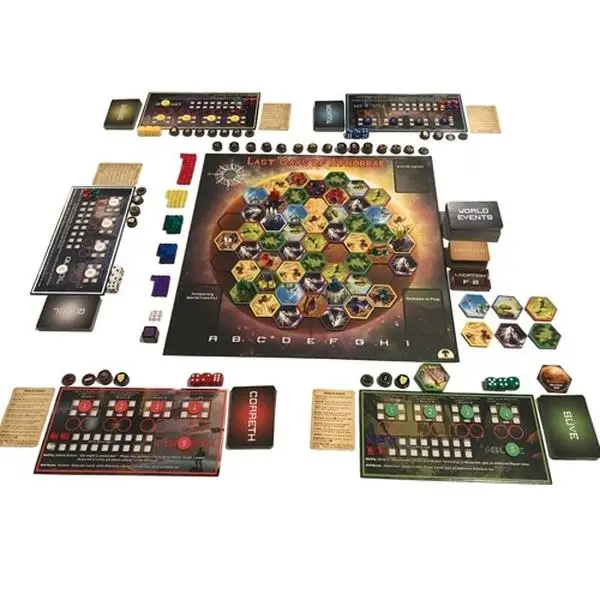 Last Days of Athobrae: 2-5 Player Hybrid Luck-Strategy Sci-Fi Adventure Board Game - Dying Planet & Spaceship - Intense Competition & Suspense - Light RPG