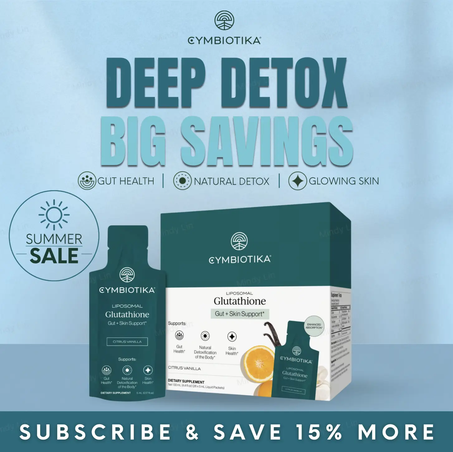 Liposomal Glutathione | 26 Packets | Master Antioxidant & Detox | Skin Brightening & Immune Support | Gut & Skin Health | Liver Health | Natural Healthcare | Reduced Setria Glutathione