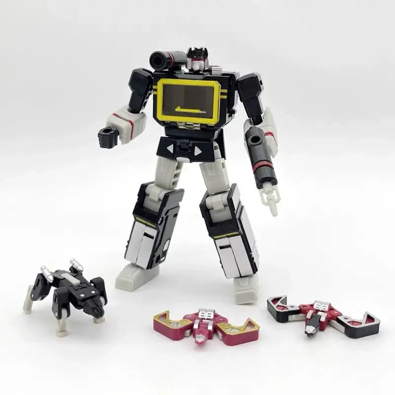 Small Scale 10cm Transformers Robotic Dog Action Figure - Shockwave, Buzzsaw, Laserbeak Character Collection for Toys & Hobbies DIY Enthusiasts