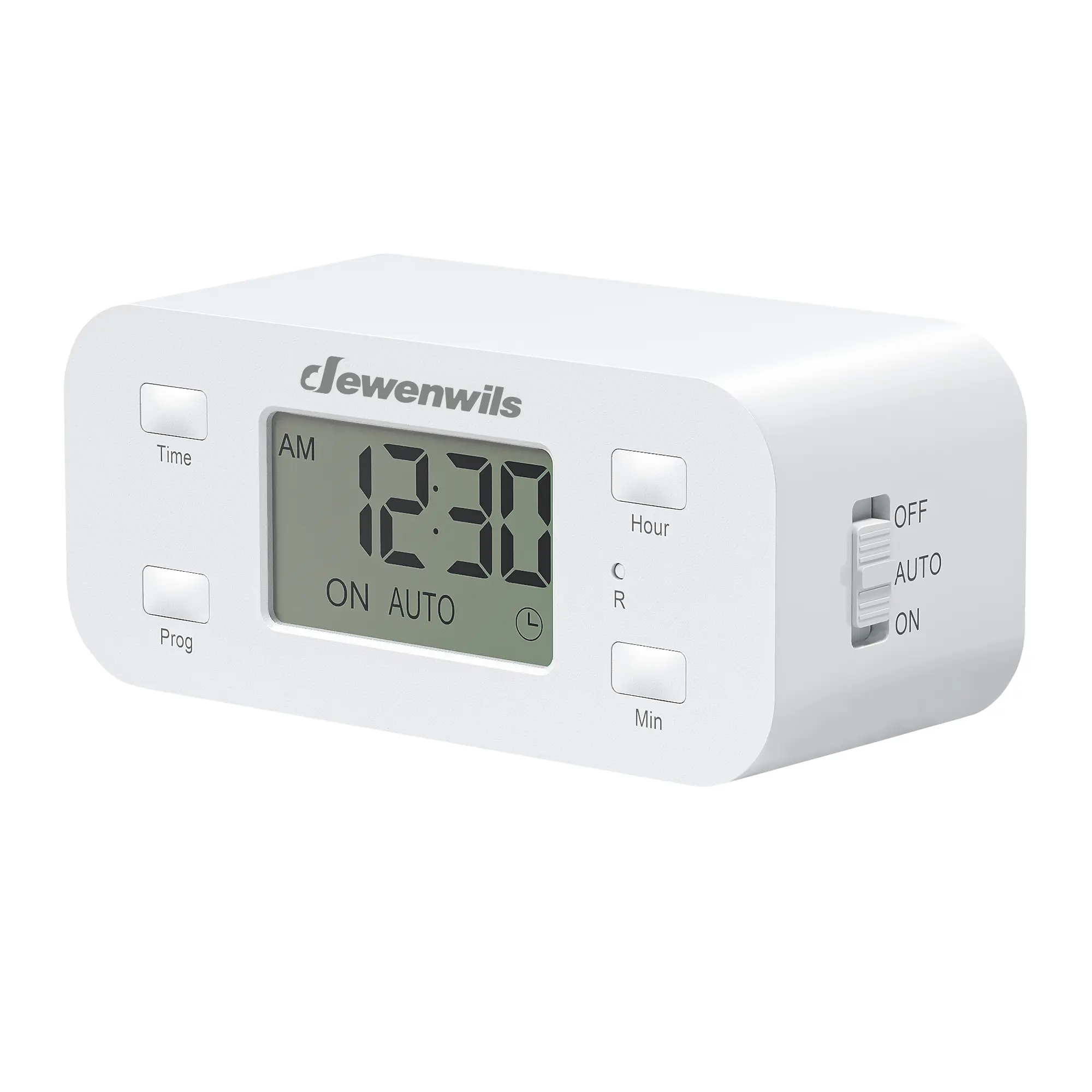 Dewenwils Indoor Digital Timer – 3 Program Settings, Repeats Daily, Side Always-On & Timer Mode Switch, UL Listed