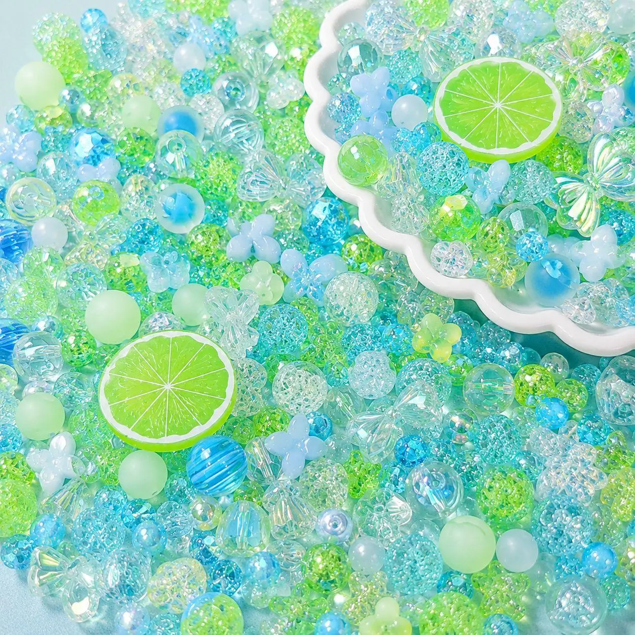 【K5】16mm Bead Mix – Single Design for DIY Jewelry Making