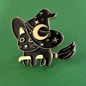 Witch Cat Pin Witch Cat Pin