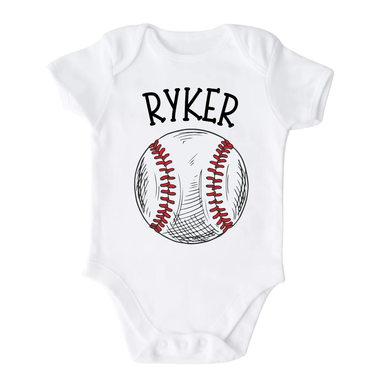 Personalized Outfit Baseball Custom Name Baby Onesie® Newborn Outfit