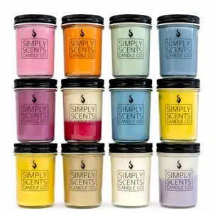 Stay Lit Variety Pack 12 Candles in One Box Decor Jar Scented Door