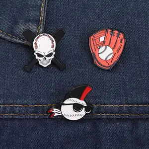 Spring New Brooch -3 PCS baseball series badge pin, fashionable brooch, suitable for decoration on backpacks and clothing, exquisite gift, perfect for giving gifts
