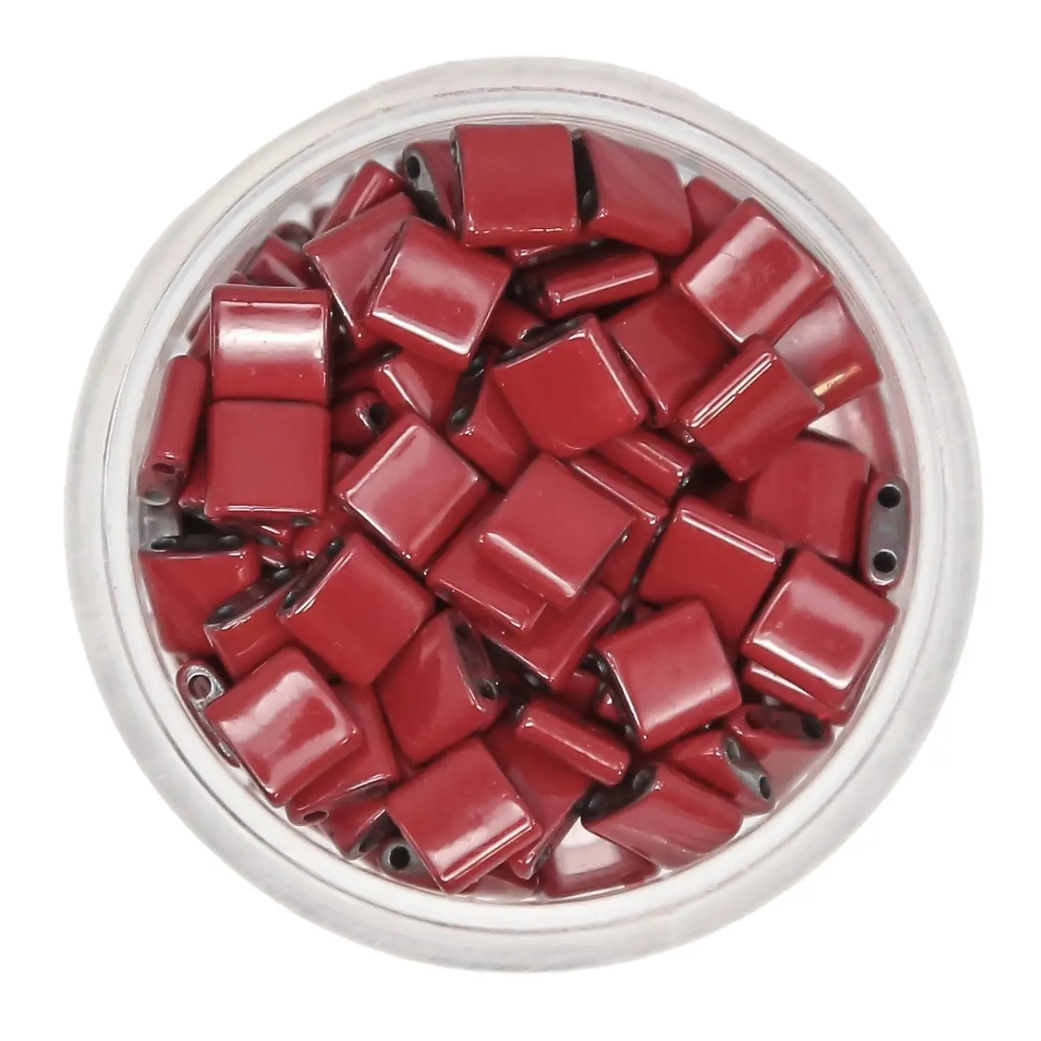 VIVA MAROON - Whole Tile Beads