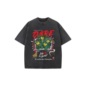 90s Throwback TMNT DARE Statement Streetwear T-Shirt, Oversized Crewneck, Unisex, All-Match for Urban & Casual Style