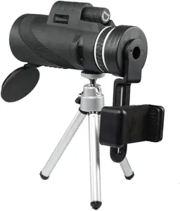 40x60 Monoculars, Outdoor Low-Light Night Vision, Photography Capable, High-Definition, High-Magnification Mobile Phone Telescope