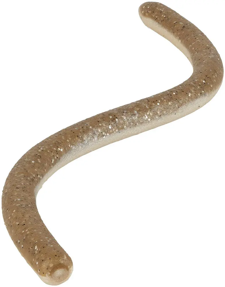 Berkely PowerBait MaxScent Power Wag Worm Fishing Artificial Lures - Full Body, Large Profile, 9 in, Artificial Fishing Lure, Soft Plastic Worm, Deep Structure