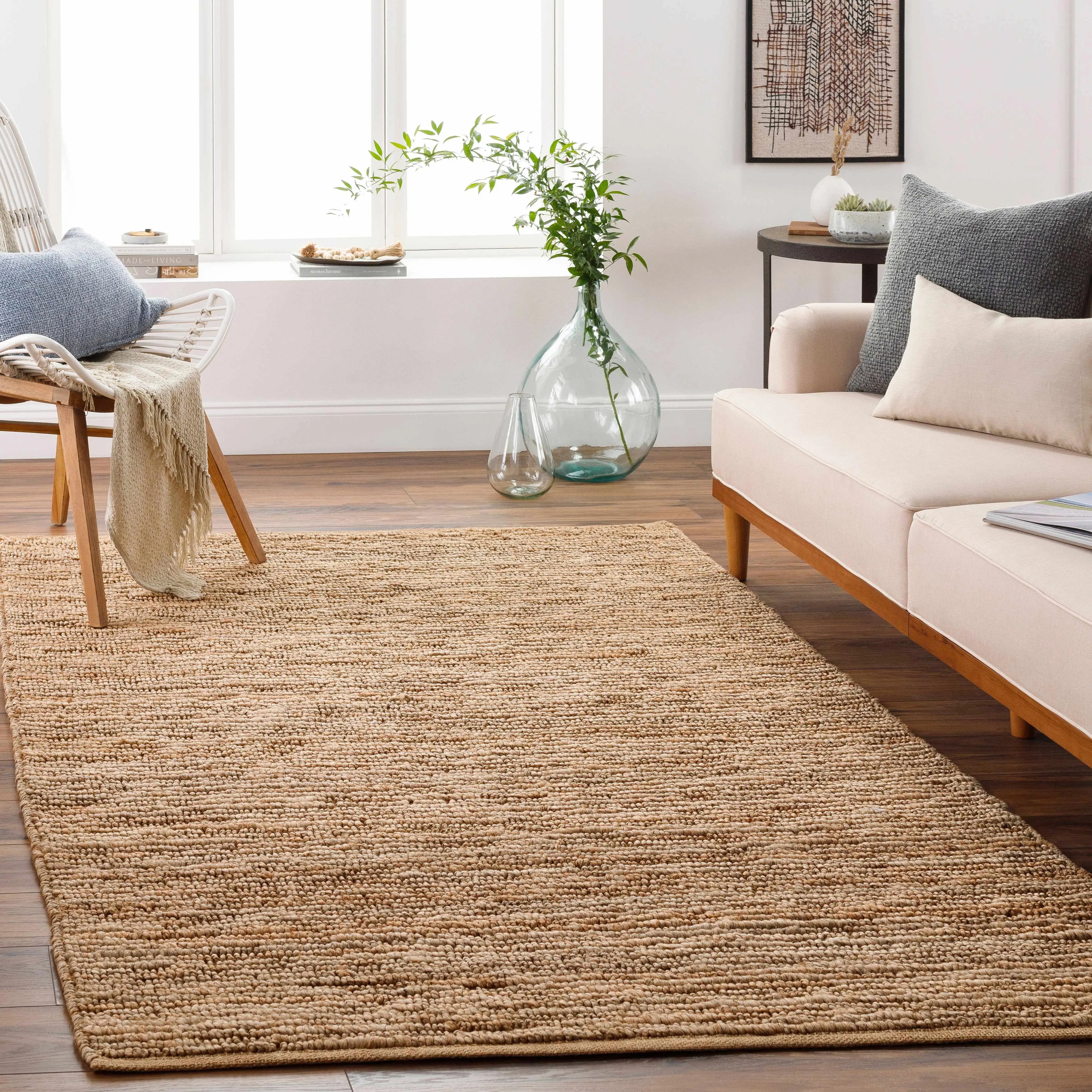 Glover Natural Braided Jute Carpet Glover Natural Braided Jute Carpet
