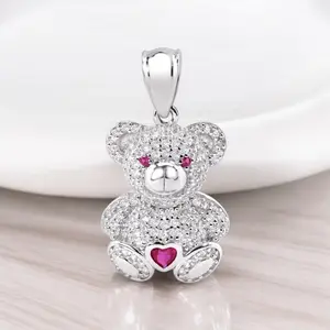 Teddy Bear Silver 925 Pendant