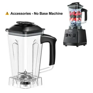 Accessories - PRASKY 68oz Professional Blender Cup Accessories - Dry Grinder & Liquid Blender Containers, BPA Free for Coffee/Spices/Smoothies