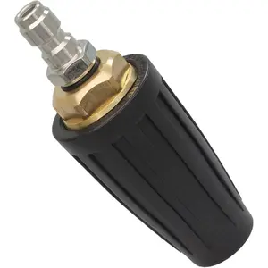 Washer Tips Turbo Nozzle - 4000 PSI Max 360? Rotating  Washer Tips with 1/4" Quick Connect for Cleaning - 4.0 GPM 4.0 Orifice