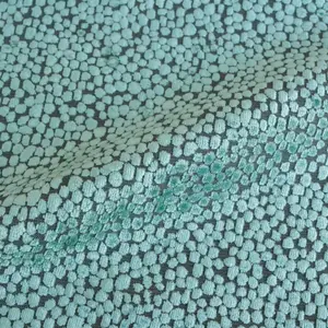 TUSCANY DOTS - HIGH QUALITY BURNOUT VELVET UPHOLSTERY FABRIC BY THE YARD