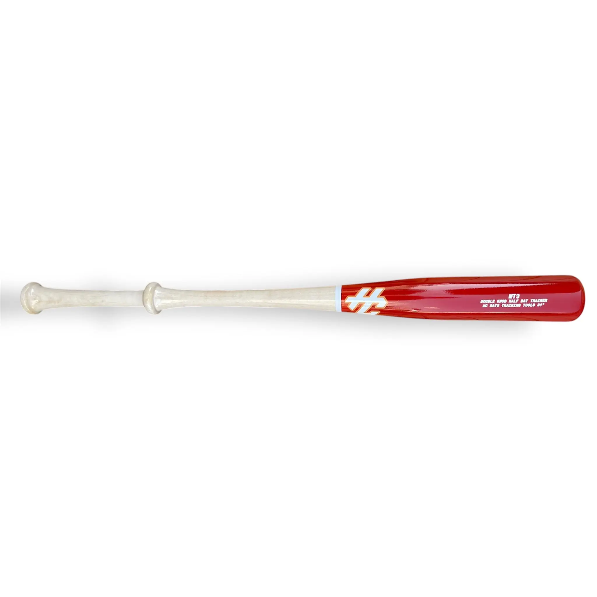Double Knob Flat Trainer | Pro Grade Maple Baseball Training Bat HC Bats