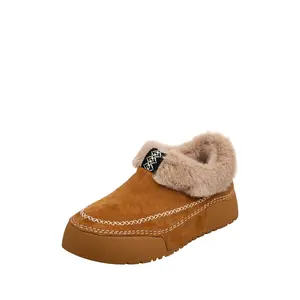 Antelope - X01 - Shearling Lined Moccasin Slippers Comfort Sole - Cognac - SALE