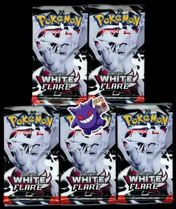 White Flare 5 Booster Packs