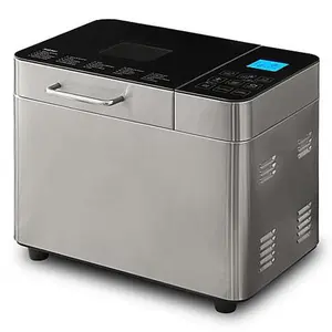 Elite Cuisine 2 lb. SS Bread Machine Maker Eco Ceramic Pan 24 Programs