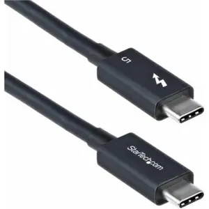 Startech TBLT5MM80CM240W Thunderbolt 5 Smart Charging C-Type Dock Station Cable - 2.6 ft, for Mobile Device Charging, Stable Connection, Smart Charging Cables, C-Type Cables