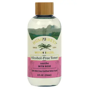 Humphreys Witch Hazel, Alcohol Free Toner with Rose,  8 fl oz (236 ml)