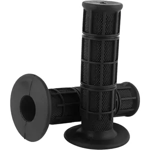 7/8" 22mm White Dirt Bike Grips, Non-Slip Silicone Handlebar Grips for Motorcycle Mini Bike Pit Bike Scooter (1 Pair)