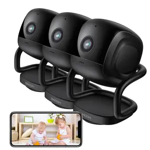 1080P HD Home Security Cameras-2.4Ghz WiFi Indoor Camera 180° AI Motion Detection, Works w/ Alexa, 2 Way Audio,  24/7 Cloud/SD Card Storage Light Compact Monitor for Baby/Pet/Nanny/Dog