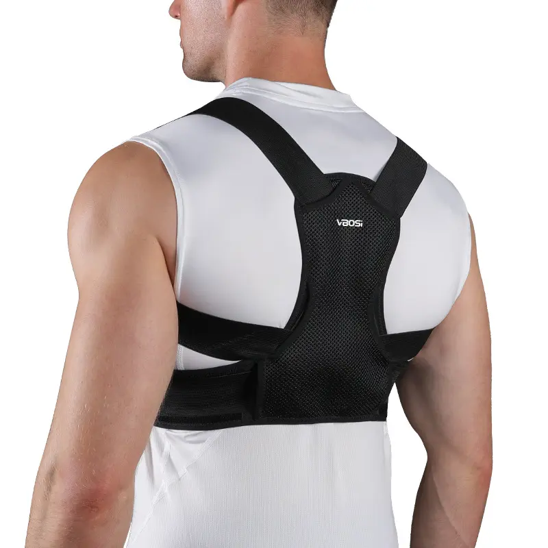 Back Stretcher Posture Corrector for Posture Improvement, Breathable Anti-Hunchback Support Belt for Adults & Adolescents with Adjustable Waist Wrap, Secure Fit, Physical Activities, Multi-Size