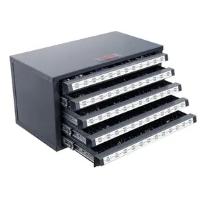 summervibes VEVOR Drill Bit Dispenser Cabinet, Five-Drawer Drill Bit Organizer Cabinet for 33/64 to 63/64 Steel Drill Dispenser Organizer Cabinet with Labels, Stackable Drill Dispenser for Drill Bit Storage