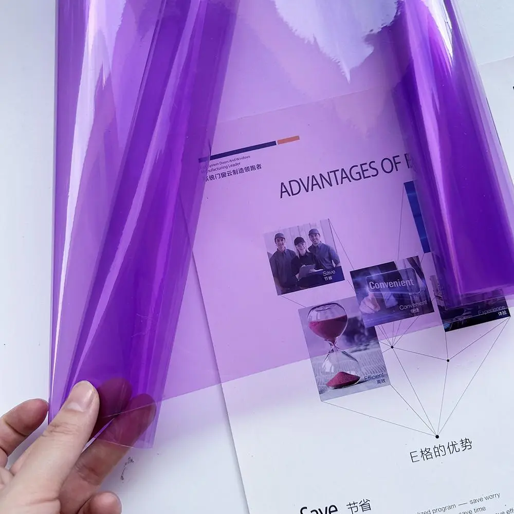 Car Transparent Light Purple Protector Film 30cmx200cm Tint Headlight Taillight Wrap Cover Sticker for Motorcycle Car Accessorie