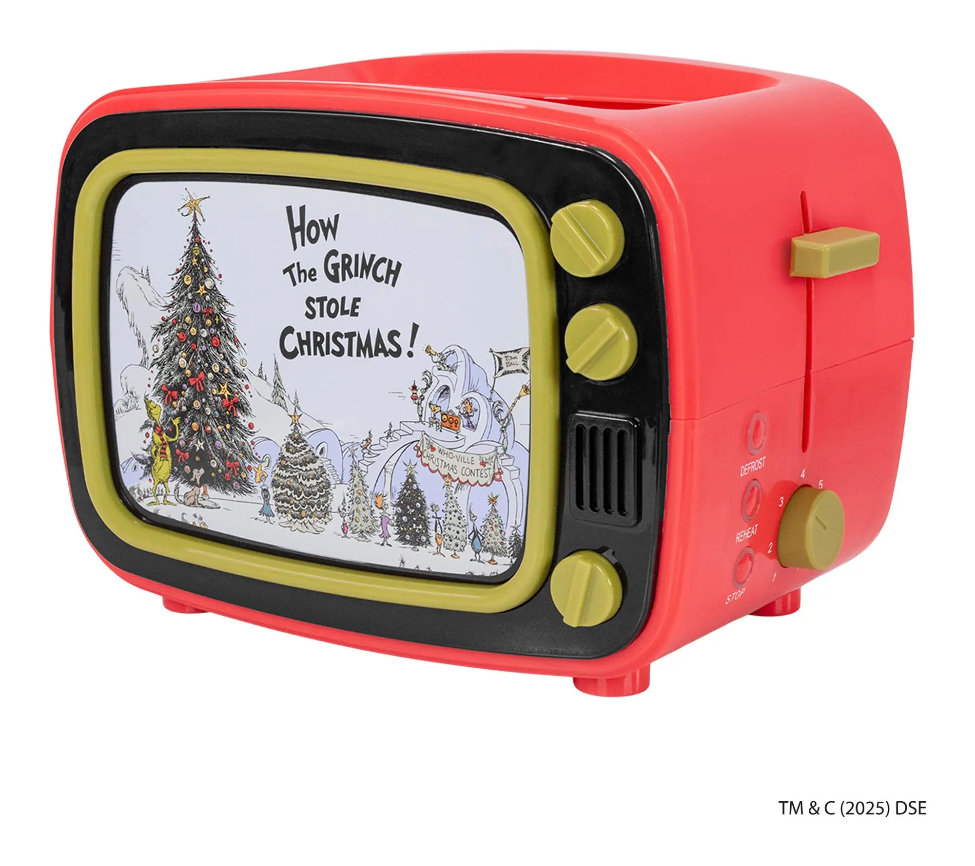 Uncanny Grinch TV 2-slice Toaster Uncanny Grinch TV 2-slice Toaster