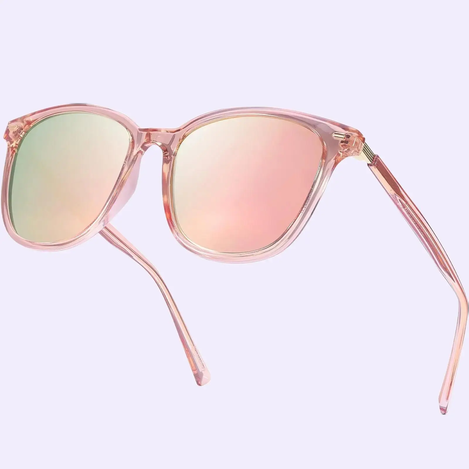 【TRENDY VIBES】MYIAUR Polarized Sunglasses for Women Big Style Gold-Plated Frame UV400 Protection Anti-Glare Fashion Accessory Christmas Gift Trendy Shades 2026