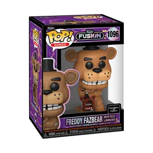 Funko Pop! Five Nights at Freddy's - Freddy Fazbear with Pizza Launcher (Funko Fusion) (Common) #1096 Collectible Pop Vinyl Figure