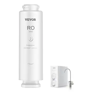【fathersdaygift】VEVOR Reverse Osmosis System, 600 GPD 10-stage Reverse Osmosis Water Filter Replacement, RO Filter Cartridge for 24 Months, Reduces Lead & Chlorine, Compatible with SS-003 Under Sink Water Filter
