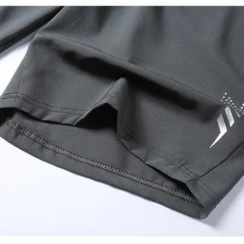 Men’s Universal 3-Pack Lightweight Casual Sports Shorts - Stretch Waist, Adjustable Drawstring, Breathable Polyester Fabric, Side Pockets, Regular Fit - Ideal for Running, Gym, Father’s Day Gift, Active
